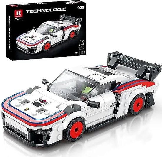 Reobrix 792 - race auto - raceauto - porsche - 346 pcs van Reobrix