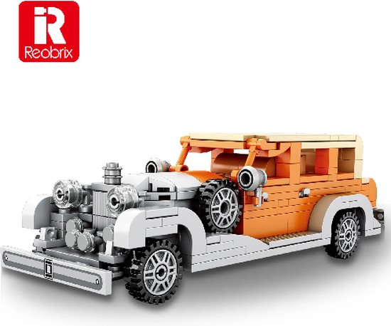 Reobrix 810 - car - klassieke auto - auto speelgoed - 304 pcs van Reobrix