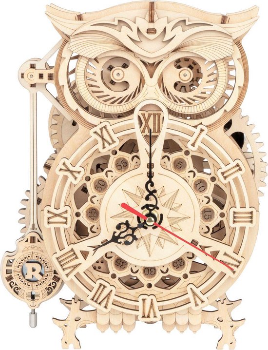 Robotime Mechanische Uilklok LK503 van Robotime