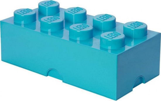 Room Copenhagen 40041743 Lego Storage Box, Medium Azure van Room Copenhagen