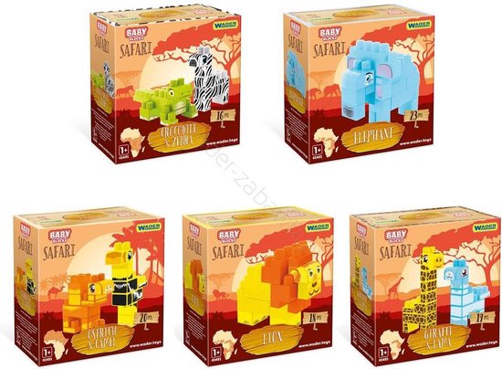 Safari-babyblokken - WADER van WADER