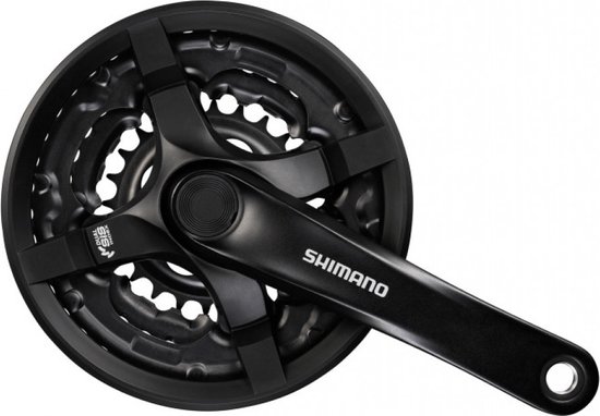 Shimano Crankstel Tourney Fc-ty501 Cg Triple 24-34-42t Zwart van Shimano