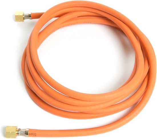 SIEV gasslang, 3/8L-3/8L vast, le 5m, diam 6.3mm, slang rubber van Scanpart
