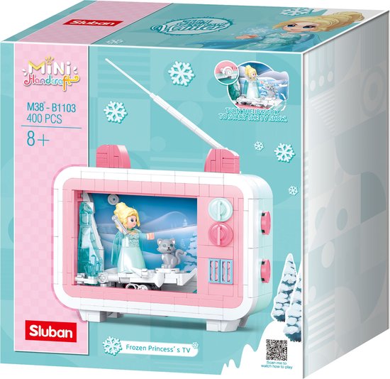 Sluban - Bevroren Prinses TV, Bouwset, Frozen Princess`s tv van Sluban