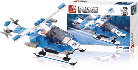 Sluban Bouwstenen Police Serie Politiehelikopter van Merkloos