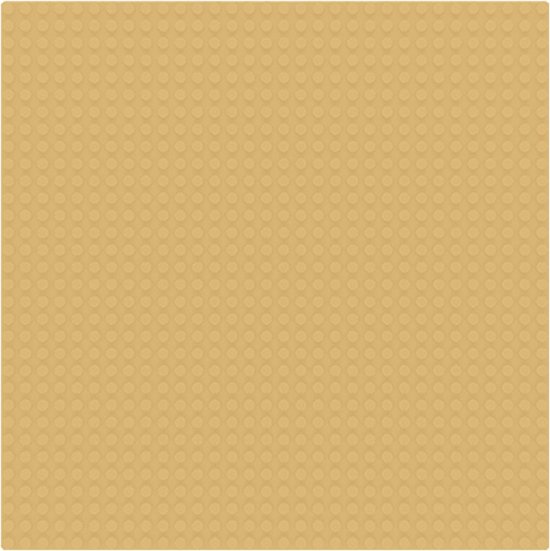 Sluban Bricks Base - Basisplaat 32 x 32 Zand van Sluban