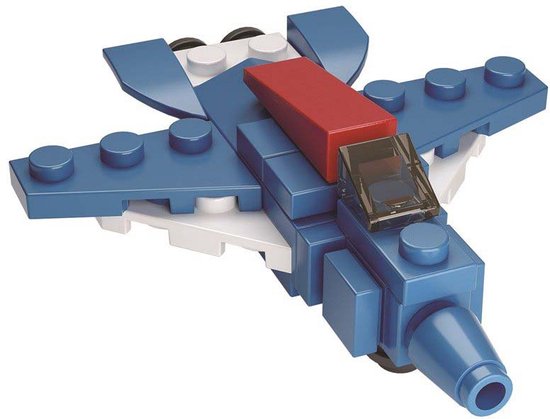 Sluban builder, Straaljager blauw A van Sluban