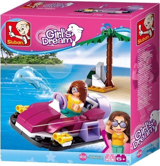 Sluban Girls Dream - Hovercraft van Sluban