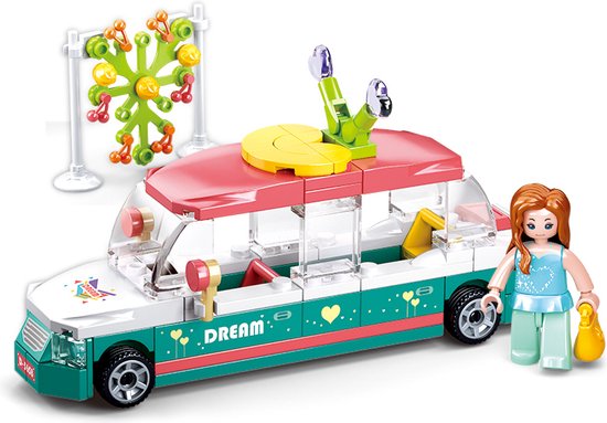 Sluban Kleine Limousine, Bouw set, Blokken, Bouw set limousine, van Sluban