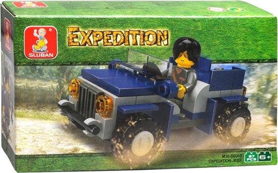 Sluban M38-B0319 Expedition Jeep bouwset van Sluban