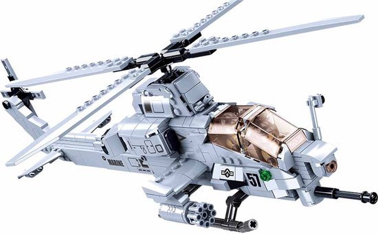Sluban M38-B0838 Helikopter - Constructiespeelgoed - Modelbouw van Sluban