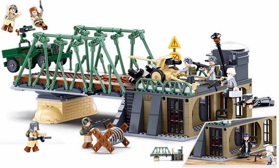 Sluban M38-B0981 - Brug Te ver - 769 onderdelen - Lego Compatibel - Bouwdoos van Sluban