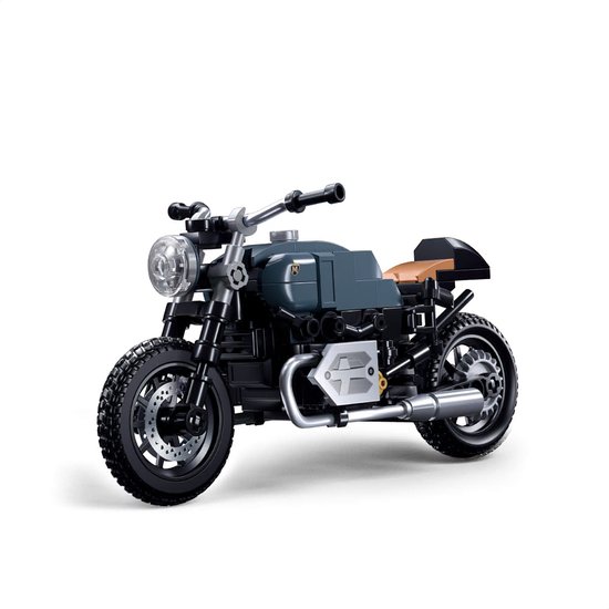 Sluban - M38-B1134 Motor fiets America | City speed champions adventure | Classic creator auto race captain motorfiets | Technische speelgoed voor kinderen en volwassenen | 196 bouwstenen (compatibel met Mould King of Lego stenen) van Sluban