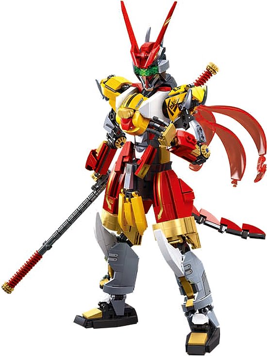 Sluban - M38-B1180 Mecha Cyber Wukong | City & Space Gardian | Robot technic modelbouw | Transformers speelgoed Classic Creator STEM bouwpakket | Expert technisch bouwpakket voor volwassenen | 755 bouwstenen compatipel met andere merken van Sluban