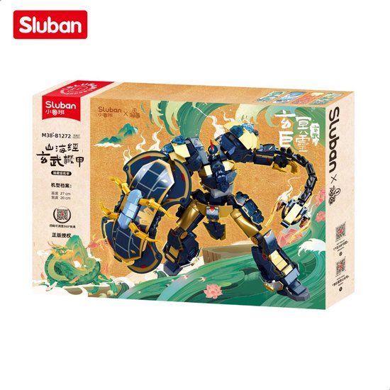 Sluban - M38-B1272 Dragons Rising Colossus Bouwset | Draak leger modelbouw | Geschikt voor Lego | Robot Action Figure Model kit | Constructie speelgoed | Educatief technisch bouwpakketten sets voor volwassenen & kinderen | Bouwdoos met 685 bouwstenen van Merkloos
