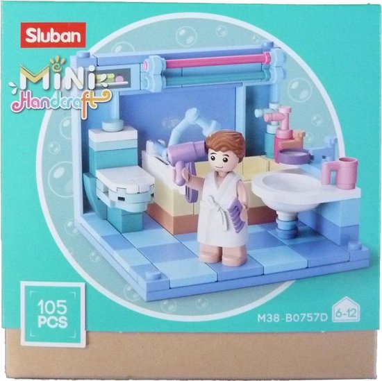 Sluban Mini Handcraft - Badkamer van Sluban