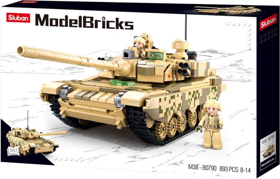 Sluban Model Bricks - Gevechtstank van Sluban