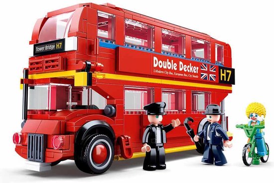 Sluban Model Bricks - Londonse Dubbeldekkerbus van Sluban