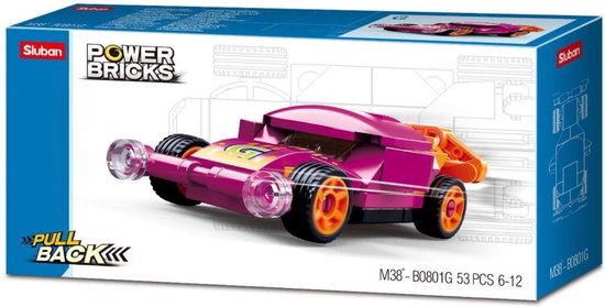 Sluban Power Bricks - Purple Wing van Sluban