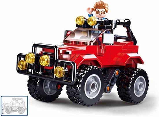 Sluban Rode Offroader van Sluban