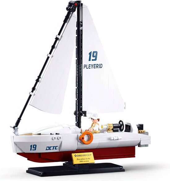 Sluban - Rodeo Speedboot | Mega city speed champions Adventure | Classic Creator STEM boot speelgoed | Expert technisch bouwpakket voor kinderen en volwassenen | 260 bloks / bouwstenen (compatibel met Mould King of Lego stenen) van Sluban