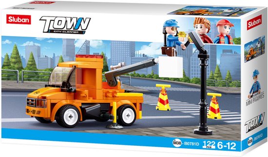 Sluban Town - Lampenwagen van Sluban