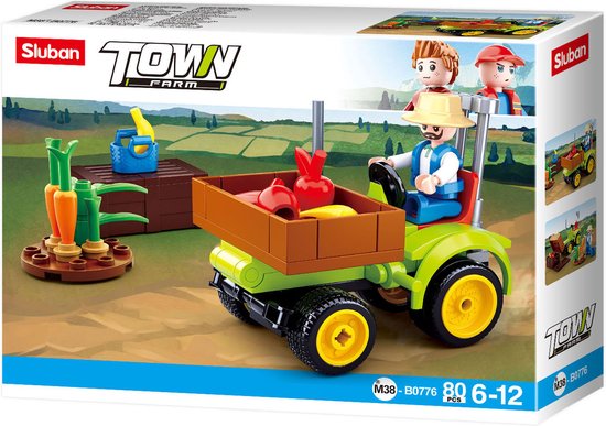 Sluban Town - Oogst Traktor van Sluban