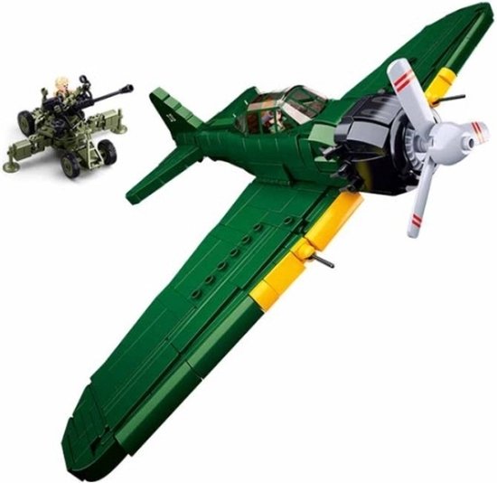 Sluban - WWII - A6M Zero - M38-B1108 - bouwsteentjes van Sluban