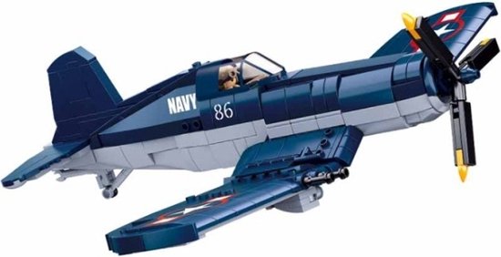 Sluban - WWII - F4U - Fighter - M38-B1109 - bouwsteentjes van Sluban