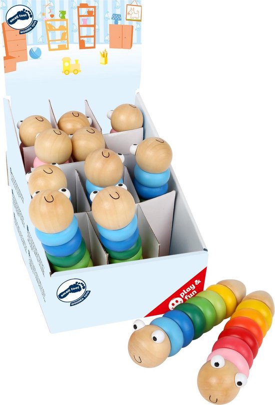 small foot - Construction Worm Display van Merkloos