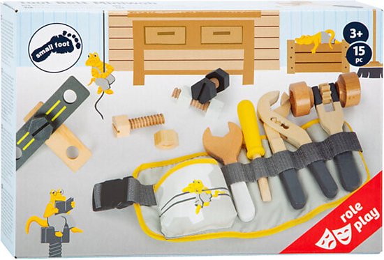 Small Foot - Gereedschapsriem met Houten Gereedschap Miniwob van Small Foot