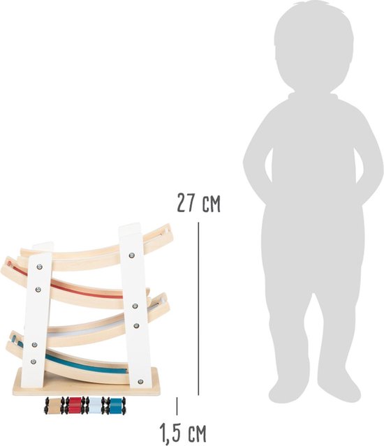 Small Foot - Houten Autobaan met 4 Auto's van Small Foot