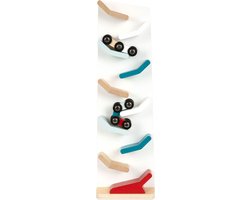 Small Foot - Houten Autobaan Toren met Auto's, 3dlg. van Small Foot