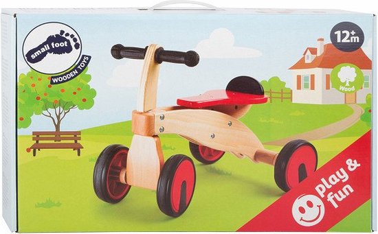 Small Foot - Houten Loopfiets Racer Rood van Small Foot