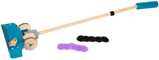 Small Foot - Houten Stofzuiger met Gekleurde Klittenband Stippen, 12dlg. van Small Foot