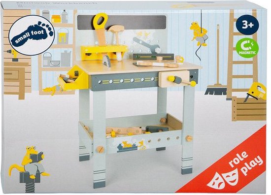 Small Foot - Houten Werkbank Miniwob, 52dlg. van Small Foot