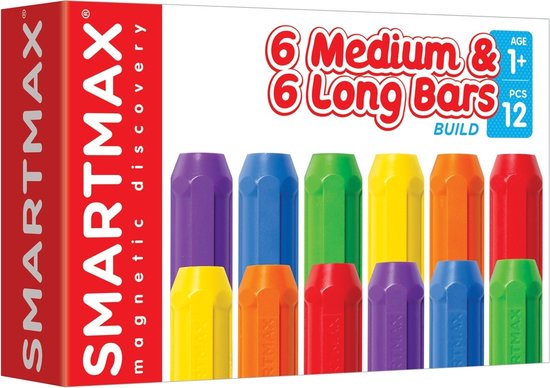SmartMax Xtension Set - 6 Korte & 6 Lange Staven van SmartMax