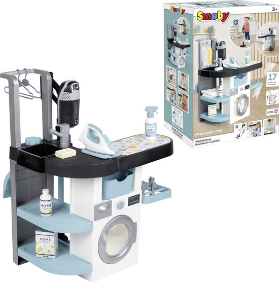 Smoby - Rowenta Wash & Clean Laundry - Wassalon - Educatief - Rollenspel van Smoby