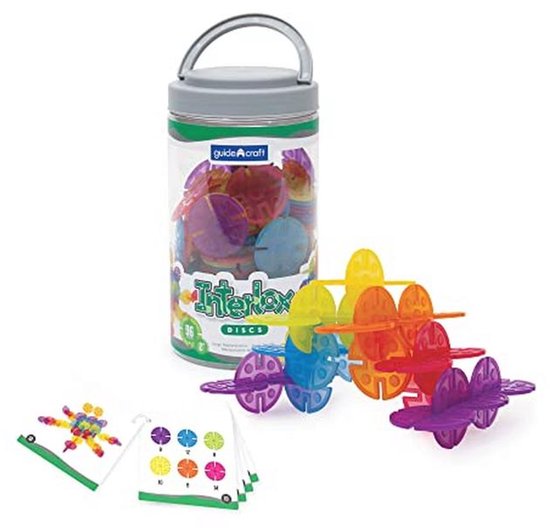 Speelbouwschijfjes - 96 Kleurrijke Onderdelen voor Creatief Spelen van Merkloos