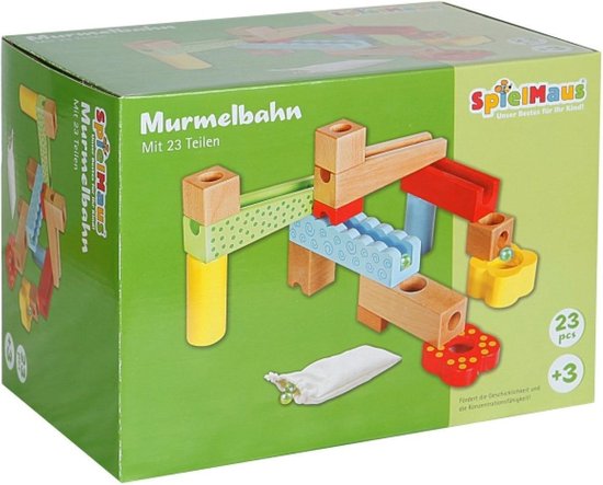 Spielmaus houten knikkerbaan van SpielMaus