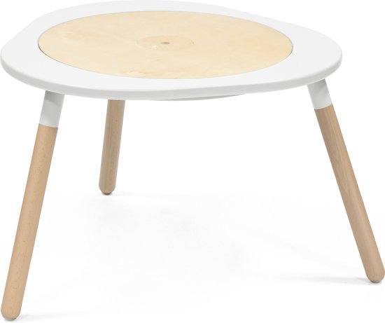 Stokke MuTable, Wit - 2023 Redesign - Multifunctionele kinderspeeltafel - Inclusief drie dubbelzijdige activiteitenborden - Voor kinderen van 18 maanden tot 8 jaar van Stokke