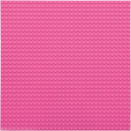 Strictly BRIKS LBP32PK Bouwplaat 32x32 Roze van Strict