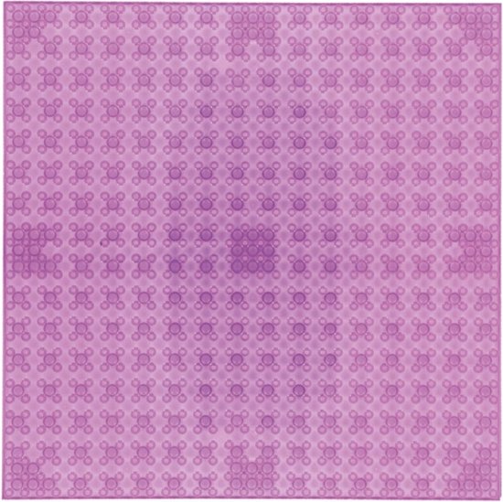 Strictly BRIKS LBP32TTM Bouwplaat 32x32 Transparant Magenta van Strict