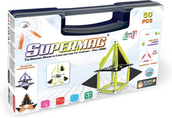 Supermag Technicolor 50 case van Supermag