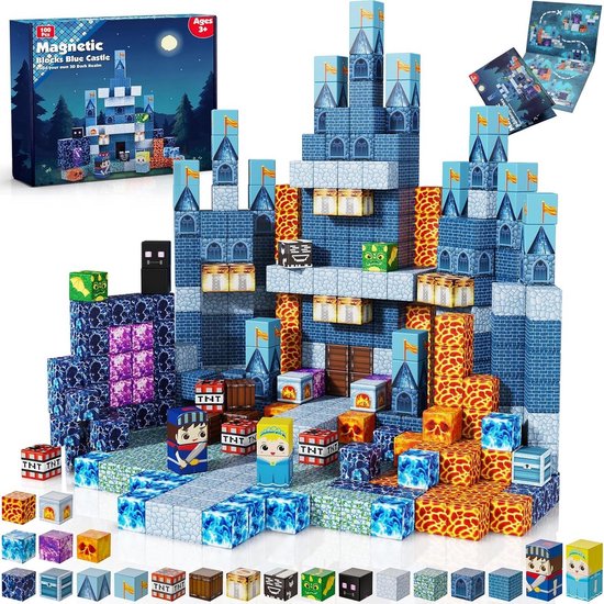 Taishengda - Set van 100 magnetische bouwblokken, STEM-ontwikkelingsspeelgoed, cadeau voor kinderen vanaf 3 jaar van Merkloos