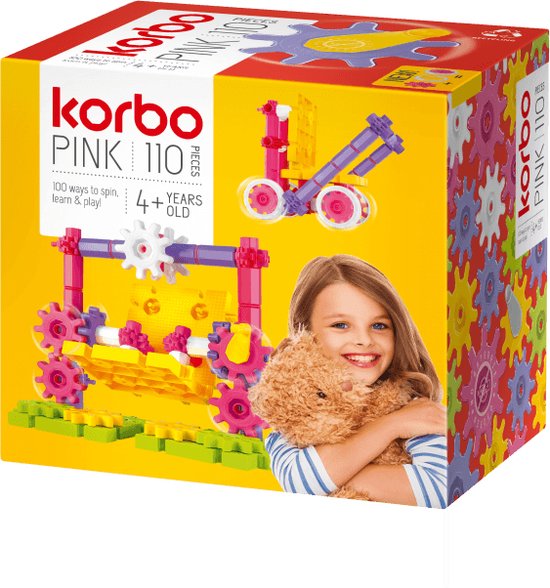 Techniek Tandwielen Pink 110-delig - Korbo van T