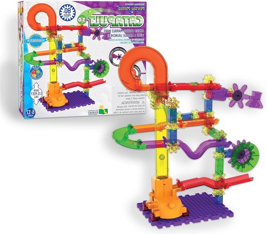 Techno Gears Marble Mania - Knikkerbaan Constructie - Kinderen Leren Bouwen - 80+ Stukjes van Merkloos