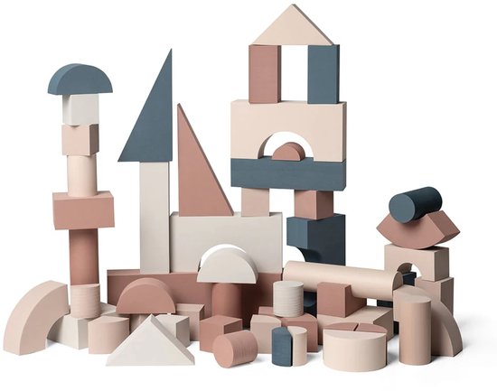 That's Mine Foam speelblokken Miko - 52 stuks - Voor peuters en kleuters van That's mine