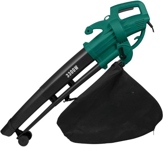 Thuys – Bladzuiger Met Opvangzak – Met Accu – 32 x 22 x 45 cm – Groen van Thuys