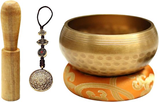 Tibetaanse klankschaalset voor meditatie - handgemaakt in Nepal - yoga en mindfulness van Ohm Store